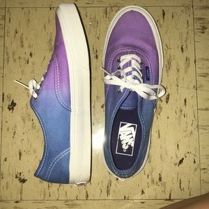 Vans Ombré purple-blue shoes, Size: 7